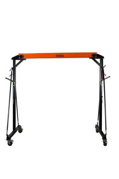 Мини-кран козловой TOR (МПУ) 0,5 т высота 2,4-3,6 м пролет 2,4 м — фото 1